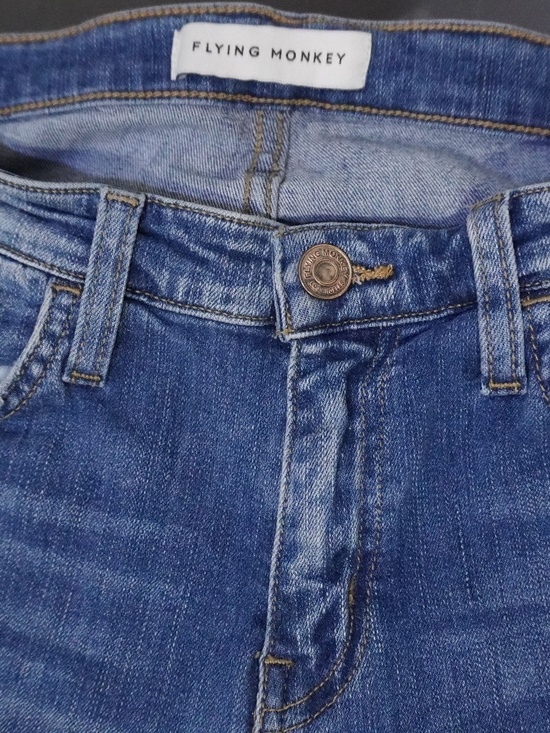 Flying Monkey High-Rise Skinny Jeans – Distressed – Women’s Size 27 - Picture 5 of 5